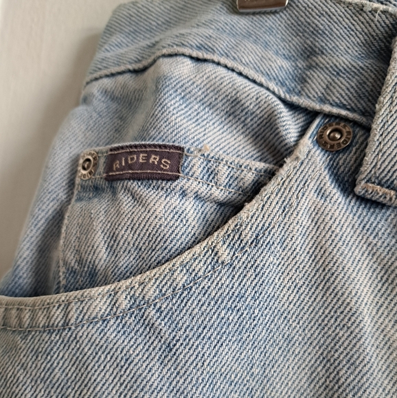 RIDERS by Lee Vintage XL Jeans - light wash high waisted jeans - size 14/16 jean - Picture 4 of 12